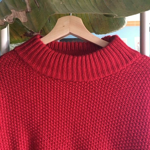 Red Knit Sweater - Picture 2 of 3